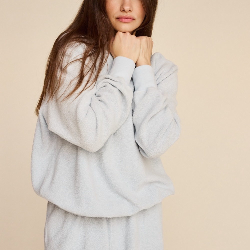 NWT Strut this Mason Sweatshirt XS light blue - Picture 2 of 6